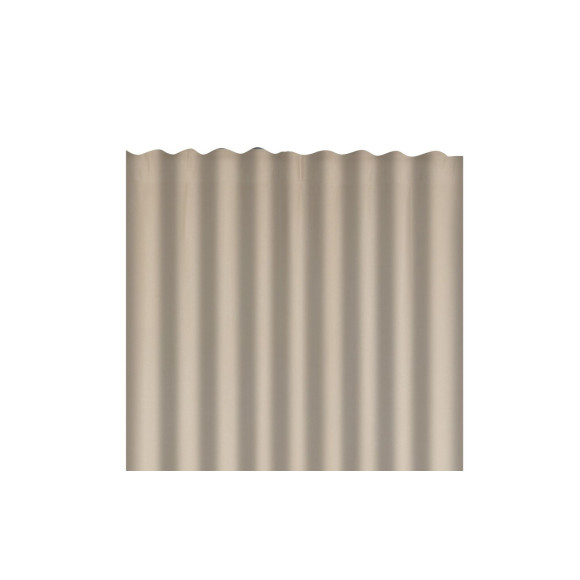 Zasłona z taśmą GLOW CHIC 140x270 beż